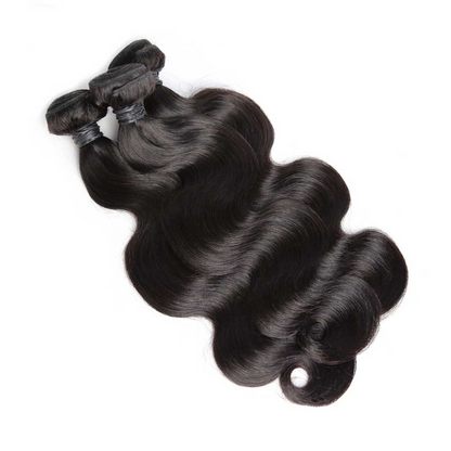 Grade 10A 2/3 bundles with 13x4 lace frontal body wave