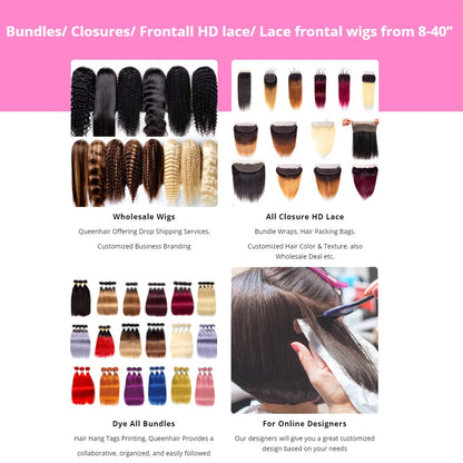 Queen Hair Inc 10A 3 Remy Hair bundles + 4X4 Lace Closure Straight #1b 馃洬