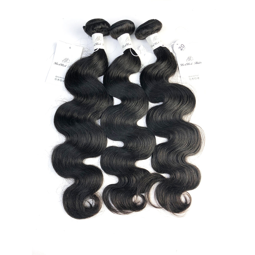 BEIBEI HAIR Grade 9A human hair unprocessed virgin hair weaves 10 bundles deal