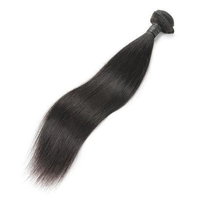 10A Human Hair Bundles Hair Weave 10-30 Inch 1 Bundle- 4 Texture #1b Color