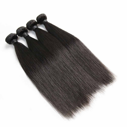 Grade 10A 2/3 bundles with 13x4 lace frontal straight hair