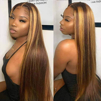 P4/27 Honey Blonde Straight/Body Wave/Deep Wave/ Water Wave 13x4 Lace Frontal Wig