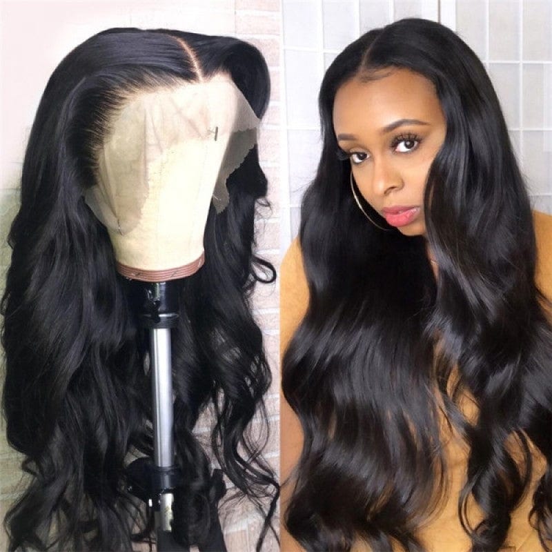 Queen Hair Inc 10a+ 13x6 HD Lace Front Human Hair Wigs 200% Density Body Wave Glueless Wigs