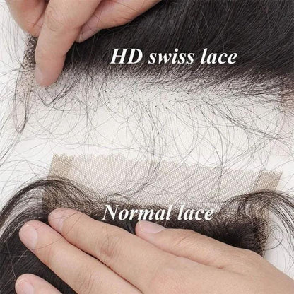 Queen Hair Inc 13x4 HD Lace Closure Free Part Straight 100% Virgin Human Hair