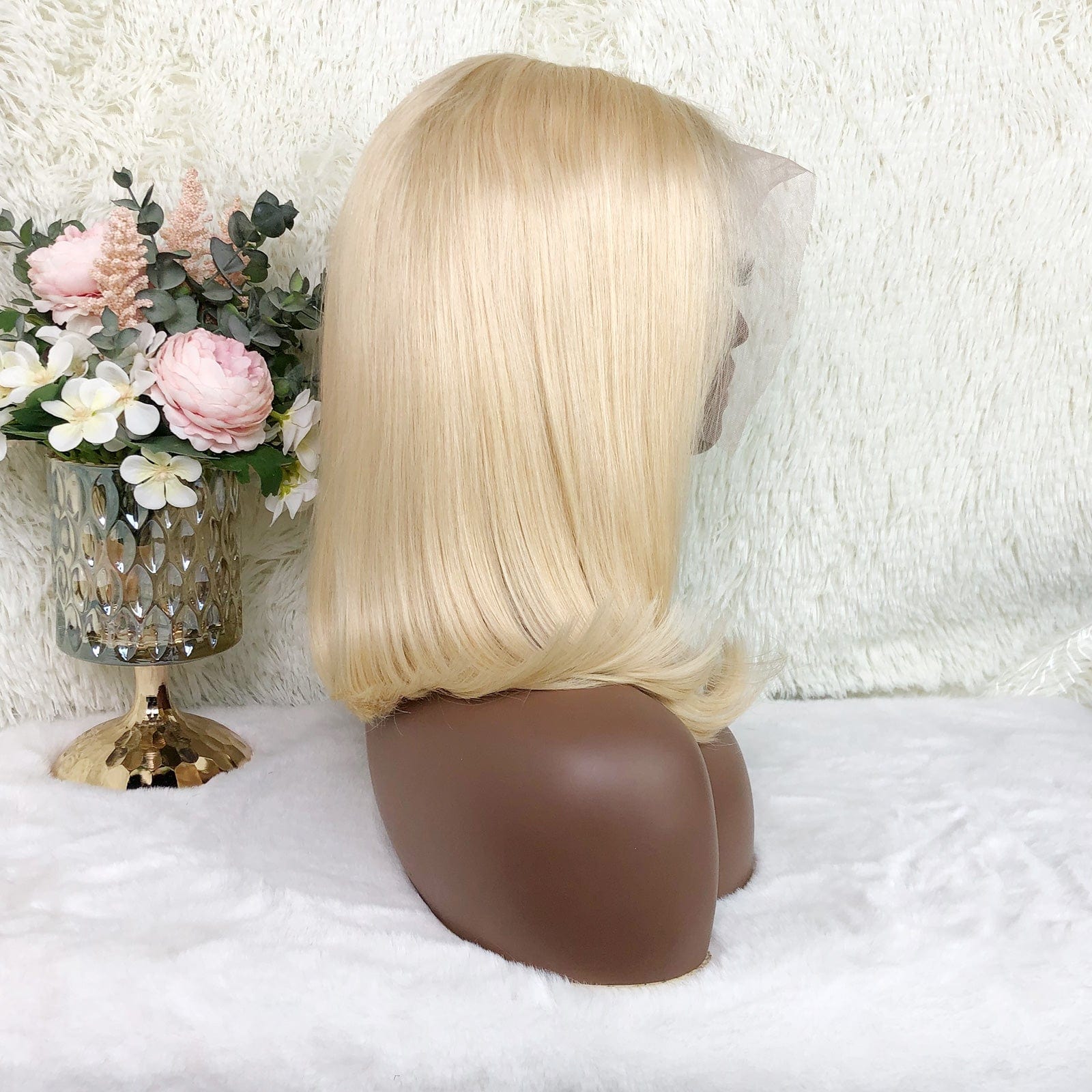 Queen Hair Inc 10a+ 150% Virgin Bob Wig #613
