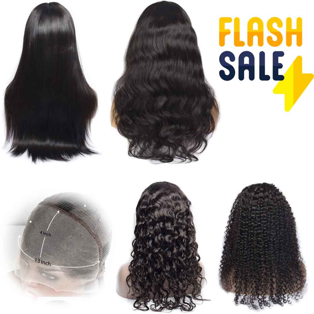 Queen Hair Inc 10A180% 13x4 Lace Frontal Wigs All TEXTURE
