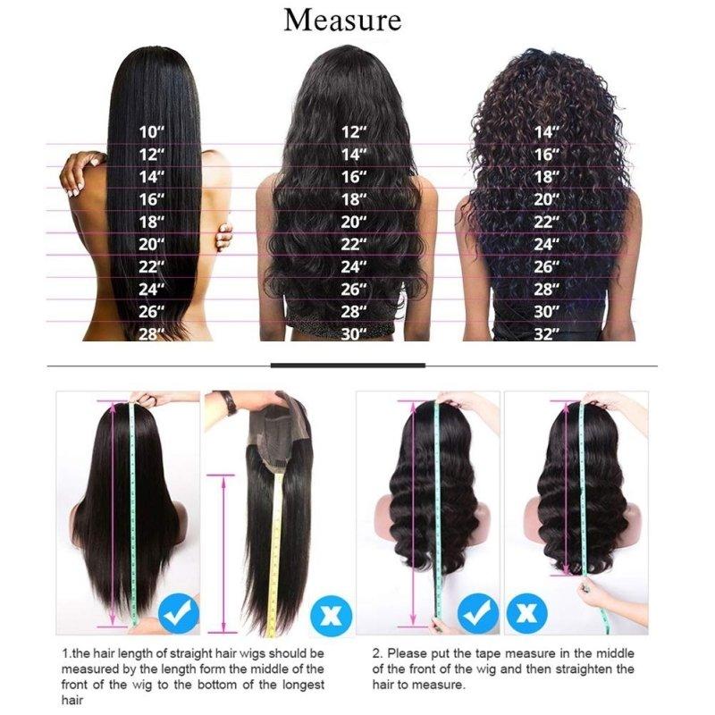 Queen Hair Inc 10a+ 150% 13x4/13x6 Lace Frontal Wigs Straight #1B 馃洬