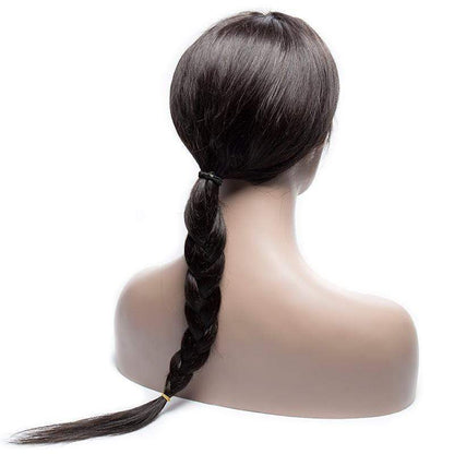 Queen Hair Inc 10a+ 150 Density Virgin Hair 13*6 Lace Frontal Wigs silky straight 100% Human Hair