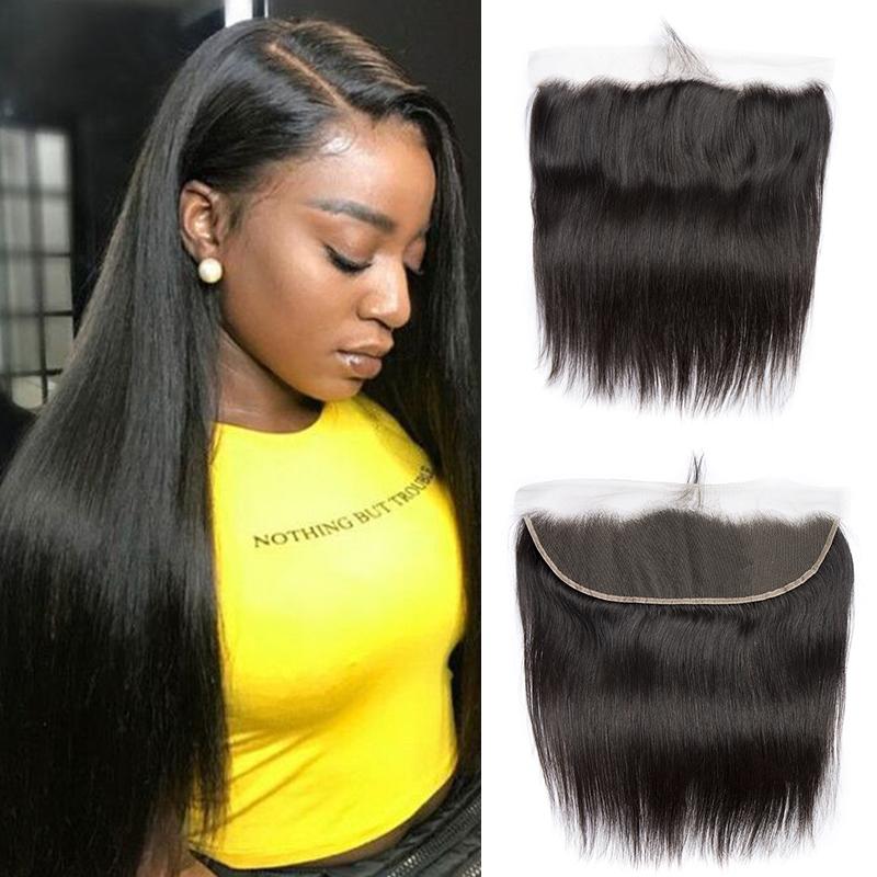 Queen Hair Inc 13x4 Lace Frontal Free Part Straight 100% Human Hair