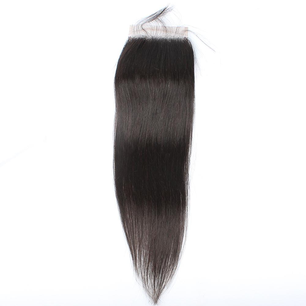 Queen Hair Inc 4x4 Lace Closure Free Part Straight 100% Human Hair