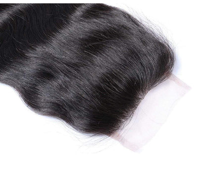 Queen Hair Inc 5x5 Lace Closure Free Part Straight 100% Human Hair