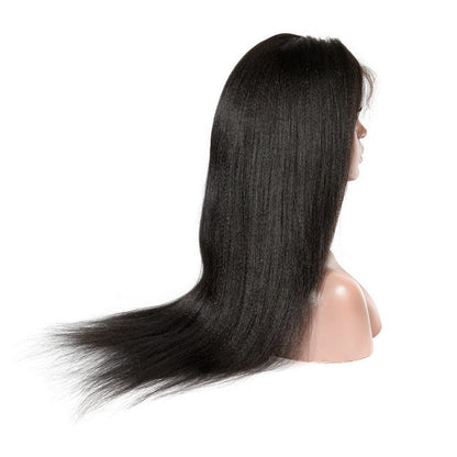 Queen Hair Inc Virgin Hair Full Lace Wigs Natural Color hair 100% Human Hair Kinky Straight