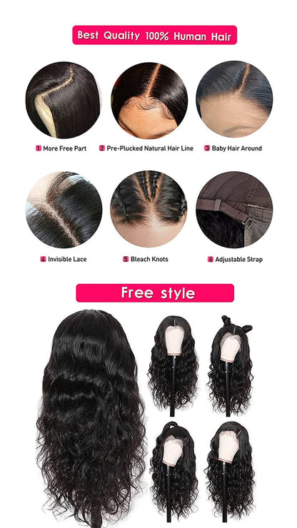 Queen Hair 10A Remy Hair Bundles - 4 Texture #1b